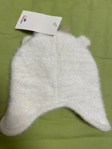 Tepla ciapka vel 52/54, biela, topolino,50