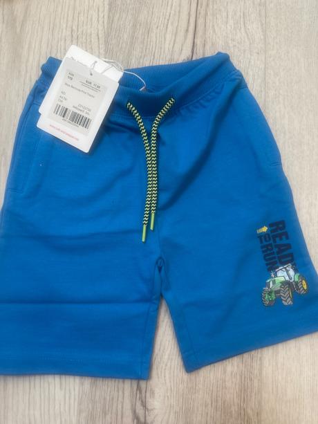 Teplakové šortky salt and pepper s traktorom, 110 / 116 / 122 / 128