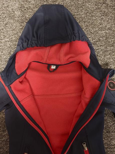 Zateplená softshellová bunda, 128