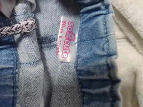 Balík pre dievča rifle, legíny, mikiny 80, 68–80