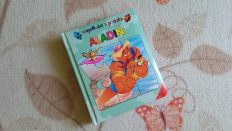Kniha s puzzle "aladin",