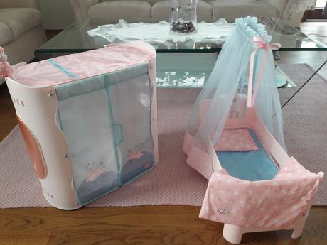 Baby anabell skrina a prebalovaci pult,