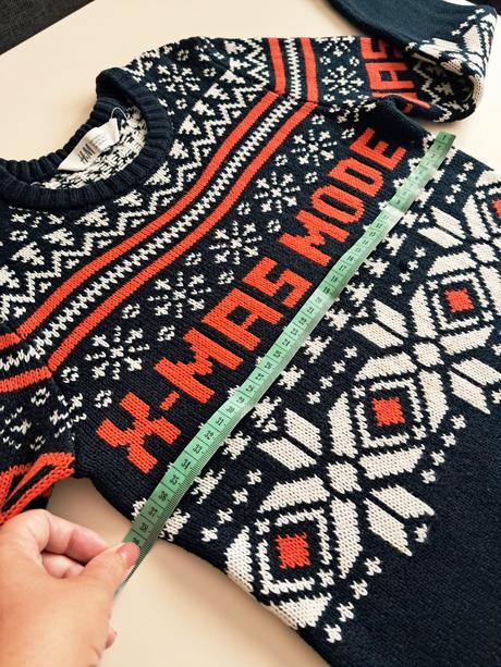 Vianocny svetrik h&m v.134/140, h&m,134