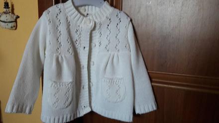 Biely svetrik, japitex,86