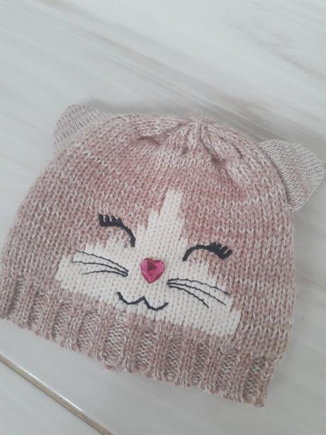 3x detská čiapka, 80