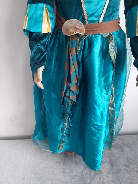 Princezná merida karnevalové šaty veľ.110-116,