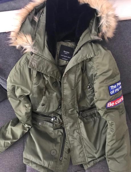 Bershka zimná bunda, bershka,xs
