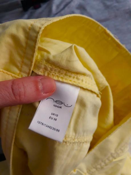 Zlte 3/4 nohavice na volny cas, new look,m