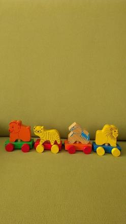 Zvieratka na vlaciku,