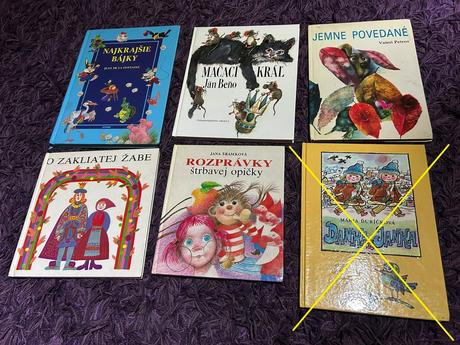 Sada 5 ks rozprávkových knižiek, 