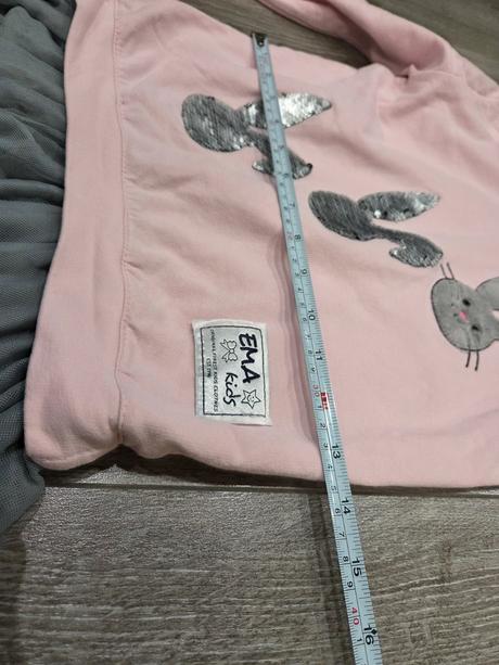 Šatová mikina zajko, 122