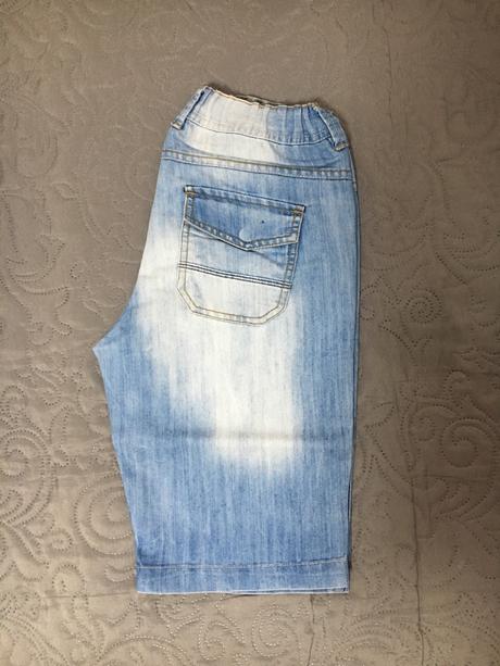 Chlapčenské riflove kraťasy, reserved,164