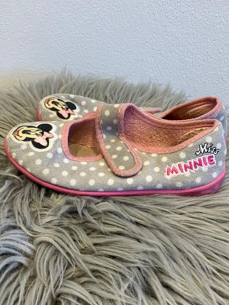Dievčenské bodkované papuče minnie (30), disney,30