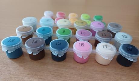 Temperové farby 23 farieb, 