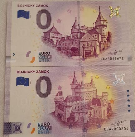 0 bankovka bojnický zámok, 