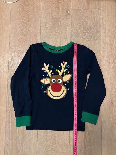 Pyžamo vianočné h&m veľ. 128/134, h&m,128