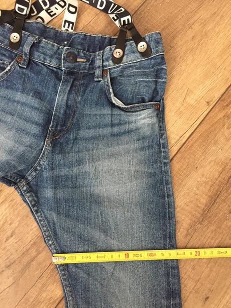 3x dzinsy s trakmi h&m (128), h&m,128