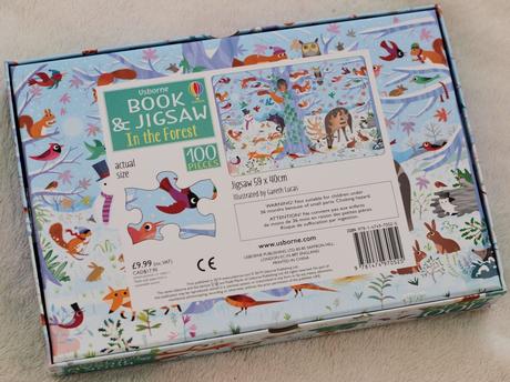 Usborne - book & jigsaw in the forest puzzle,