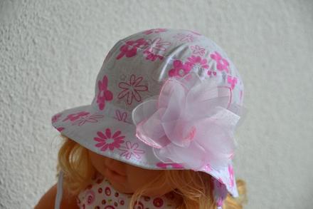 Dievčenský letný klobúčik oh 42 cm, 68 / 74