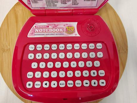 Detský interaktívny vzdelávací notebook 120 aktiví,
