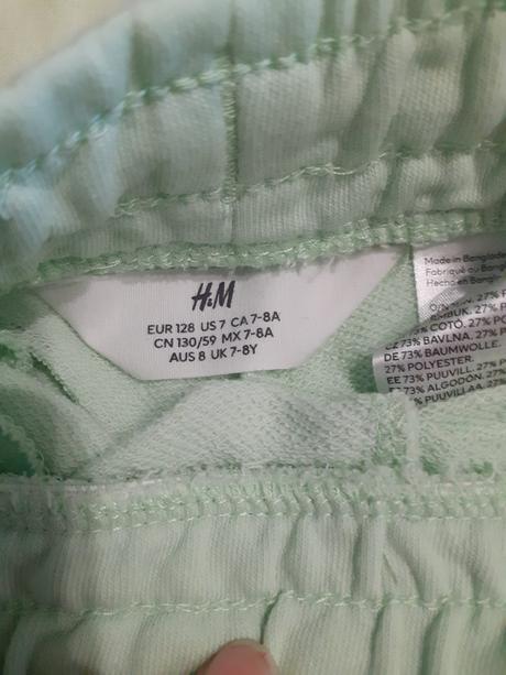 Šortky, h&m,128