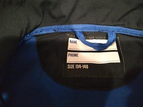 Softshellová bunda 134/140, tcm,134