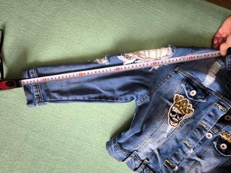 Džínsova bunda raw a druhá ako darček, xl