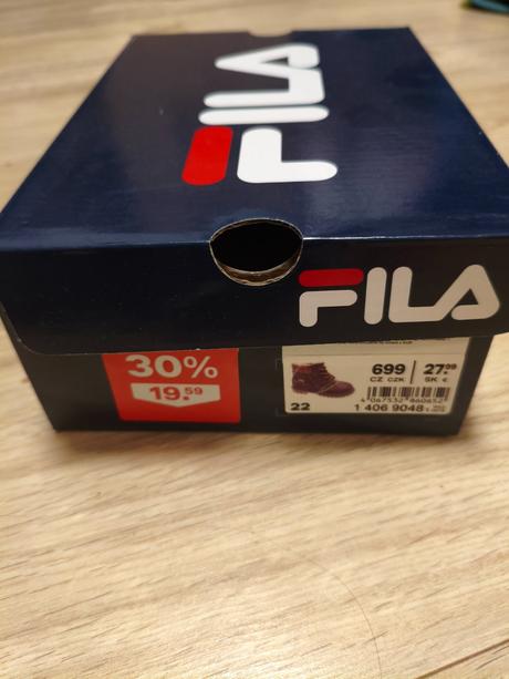 Fila čižmy 22, fila,22