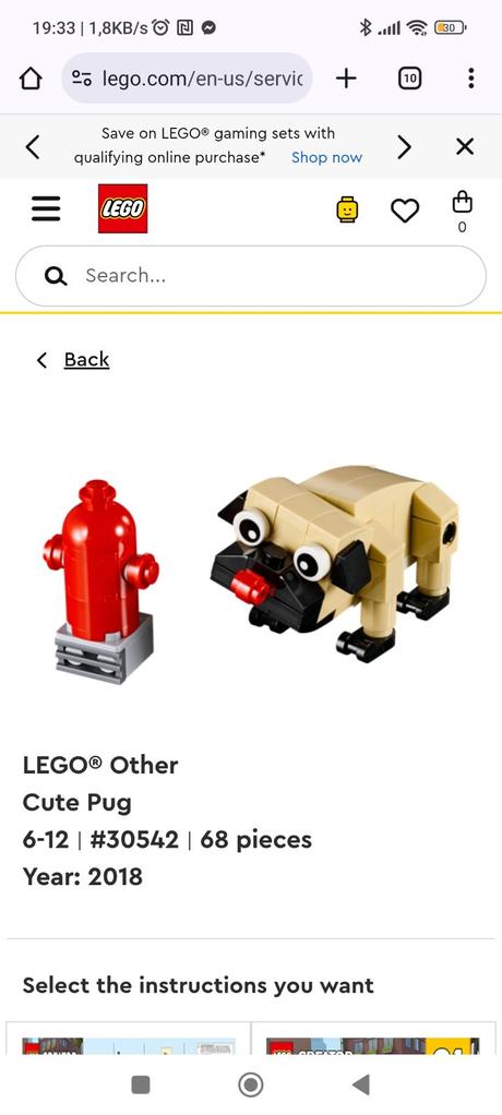 Lego creator 30542, 