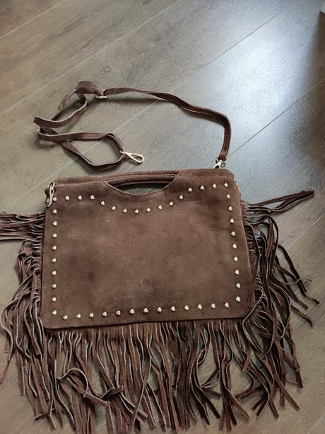 Dámska kožená kabelka genuine leather, 