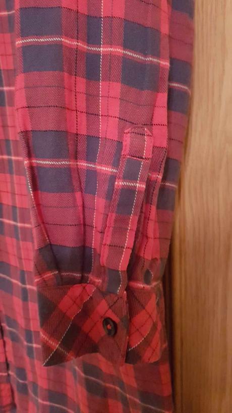 Dámska károvaná predĺžená košeľa v. 42, esmara,42