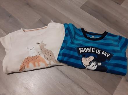 2x fleecove pyzamka v. 98 zn. c&a, c&a,98