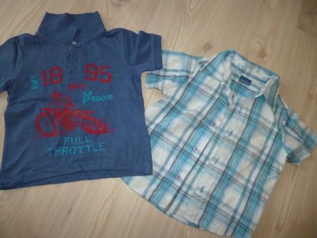 Tričko + košeľa, 86–98