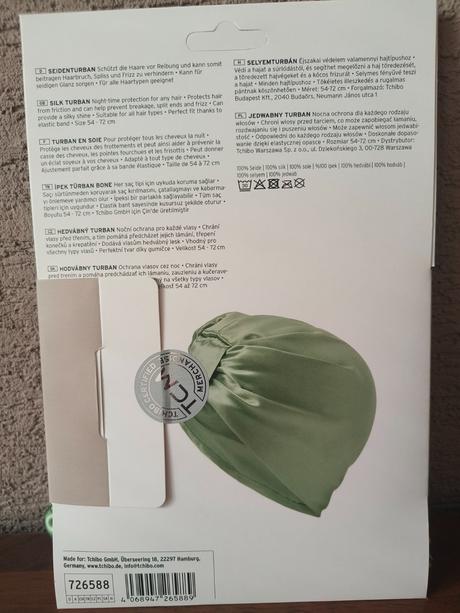 Hodvabny turban tchibo,