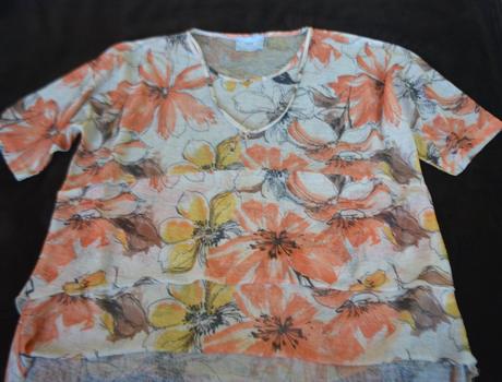 Asymetrická blúzka-tričko veľ. xl, xl