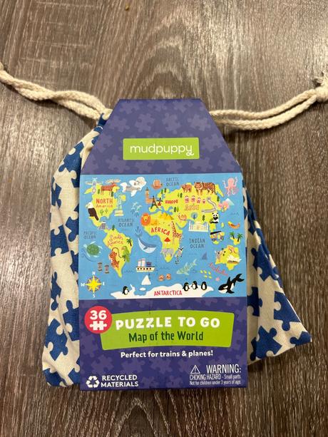 Mudpuppy puzzle mapa sveta, 