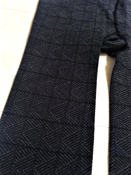 Hrubšie vzorované pančuchy, l