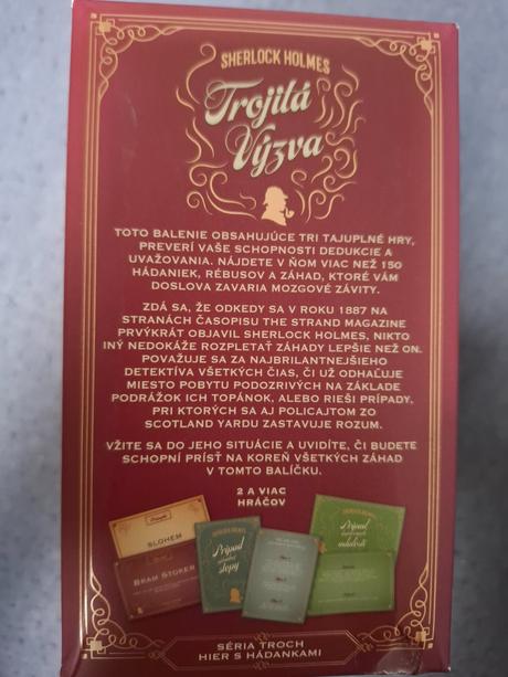 Hra trojita vyzva sherlock holnes, 