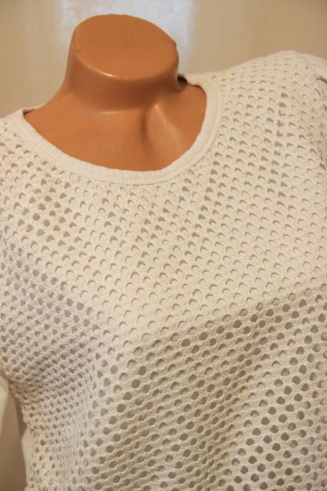 Biely top zara, l, zara,l