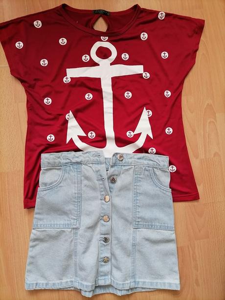 Sukna a tričko nove, 152