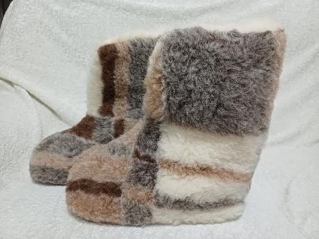 Domáca obuv z ovčieho rúna veľ. 36, 36