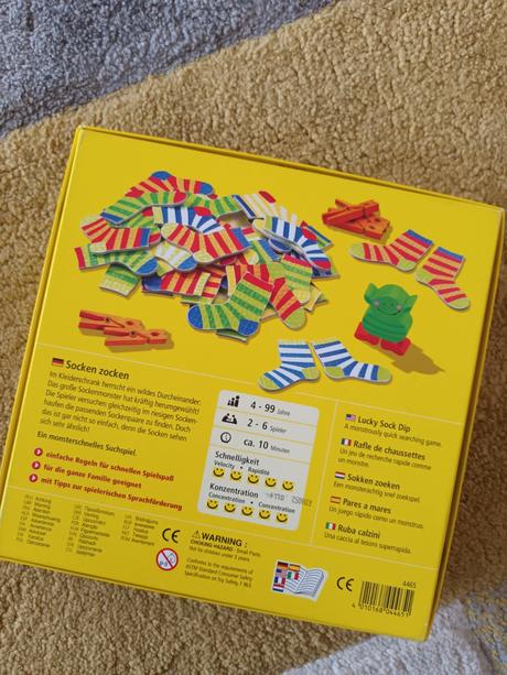 Spoločensķá hra šťastné ponožky, 