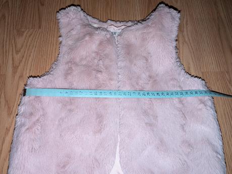 Kožušinová vesta, h&m,134