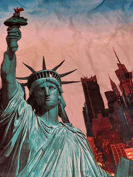 Postelne pradlo 3d socha slobody, šírka (cm): 140,dĺžka (cm): 200