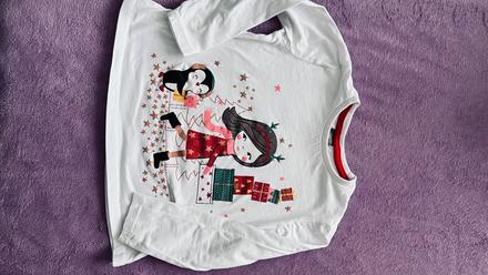 Vianočné tričko s dlhým rukávom, 104