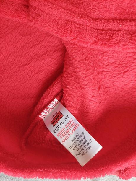 Minnie mouse teplé plyšové pyžamko veľ.140-146, disney,140