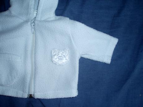 Maličký teplý kabátik s kapuckou, 50