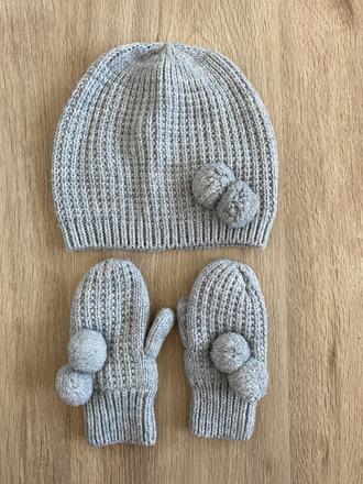 Ciapka a rukavicky h&m, h&m,92