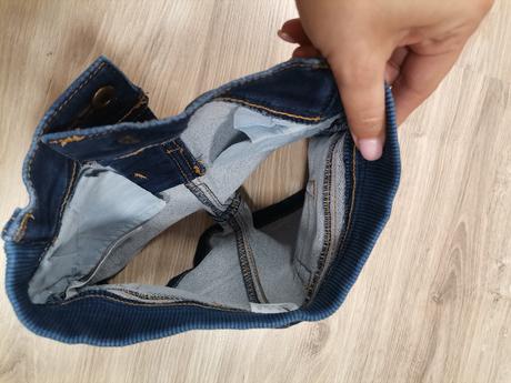 Dievčenské riflove kratase, f&f,86