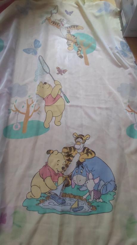 Krátka záclona macko pooh,